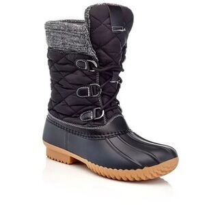 Brand New Henry Ferrera Women's Black Quilted Winter Boots